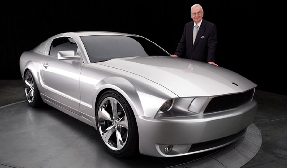 Iacocca Ford Mustang Silver 45th Anniversary Edition