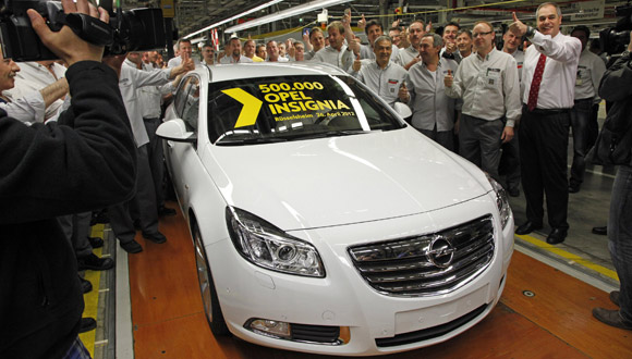 500.000-ta Opel Insignia izašla iz fabrike u Riselshajmu