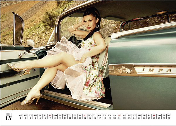 US Cars & Girls: Kalendar za 2013. godinu