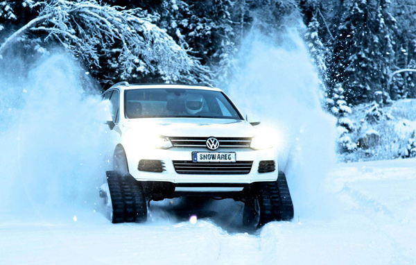 Volkswagen Snowareg je Touareg na gusenicama + FOTO
