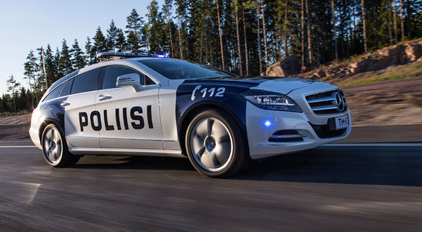 Finska policija vozi Mercedes-Benz CLS Shooting Brake