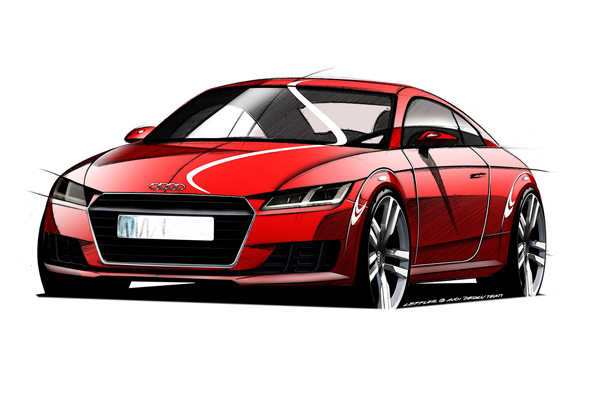 Audi TT 2015 na prvim zvaničnim skicama