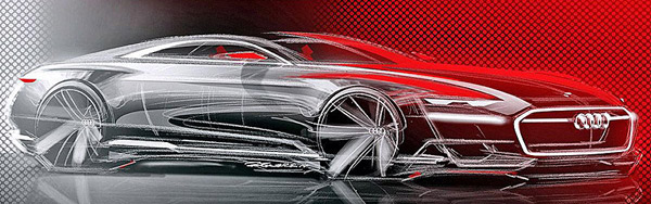 Audi Prologue: koncpet Audija A9 na prvim skicama