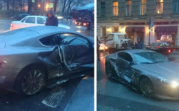 Ruski fudbaler razbio svoj Aston Martin - ima 15 godina!