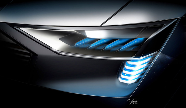 Audi e-tron quattro: zvanične skice i informacije