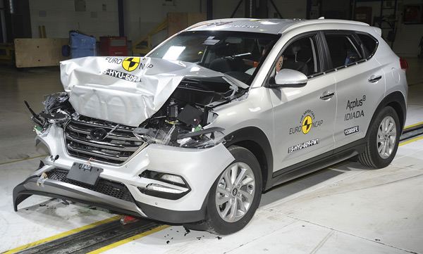 Novi Hyundai Tucson postiže maksimalnih 5 zvezdica na EuroNCAP testu