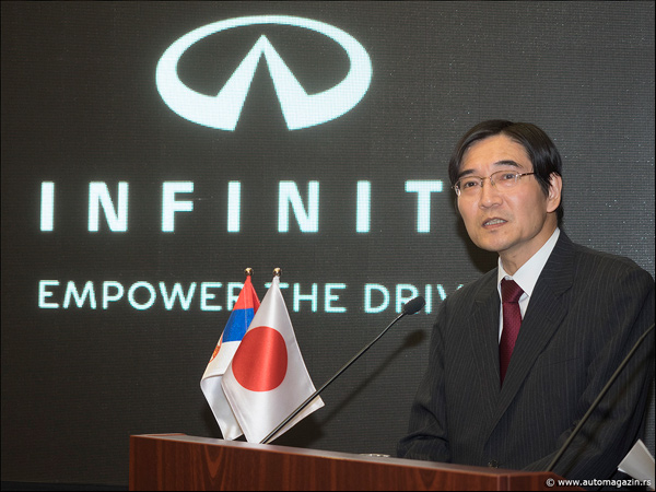 Novi Infiniti Q30 promovisan u ambasadi Japana u Beogradu