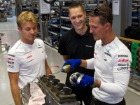 Michael Schumacher u poseti AMG-u